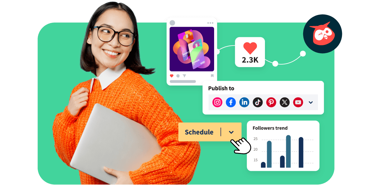 Funzionalità di pubblicazione di Hootsuite