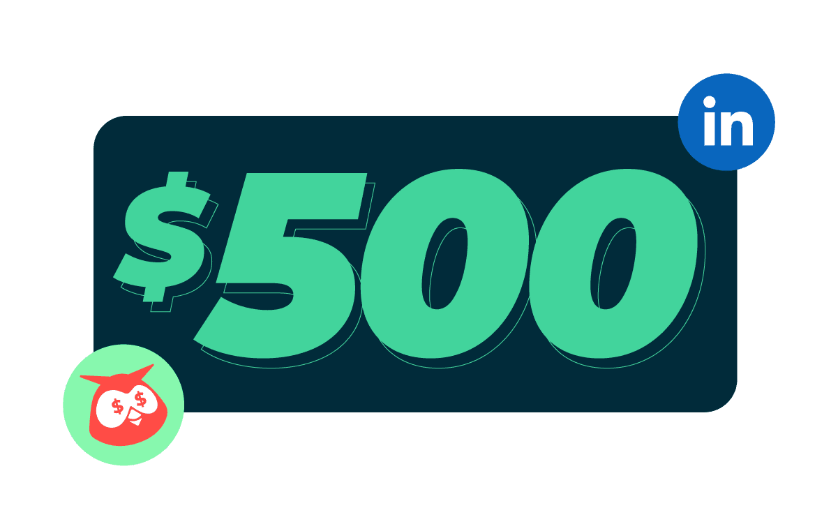 Inversión publicitaria de Hootsuite: crédito publicitario de 500 USD