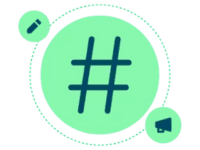 icône du symbole hashtag