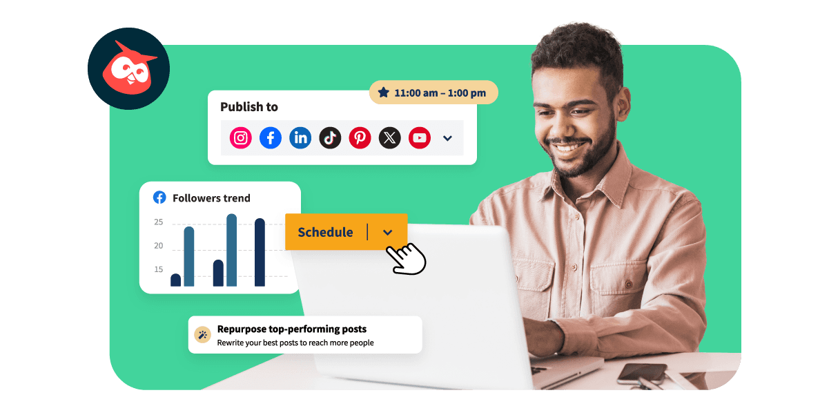 Recursos de automação da Hootsuite