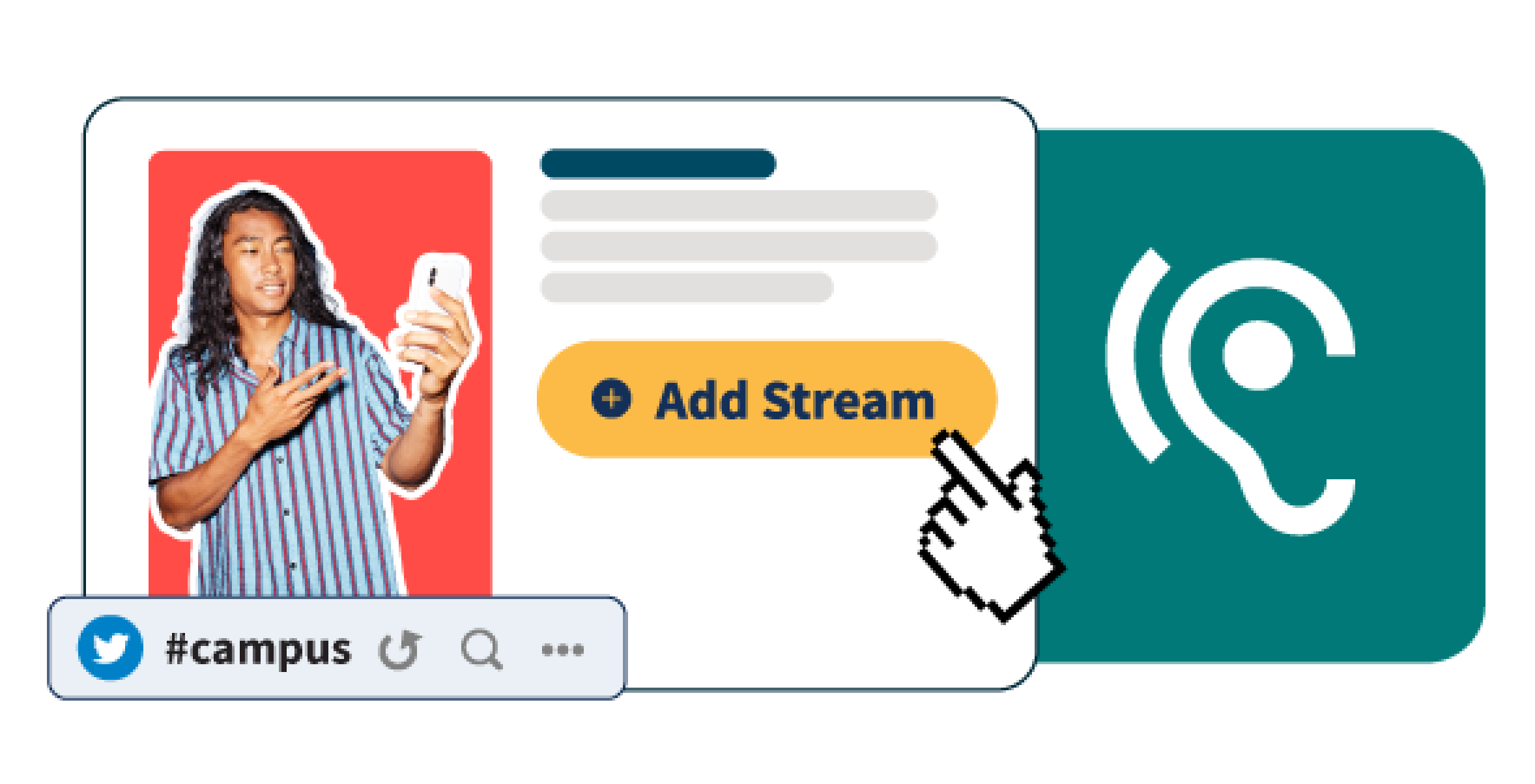 Stream di Hootsuite