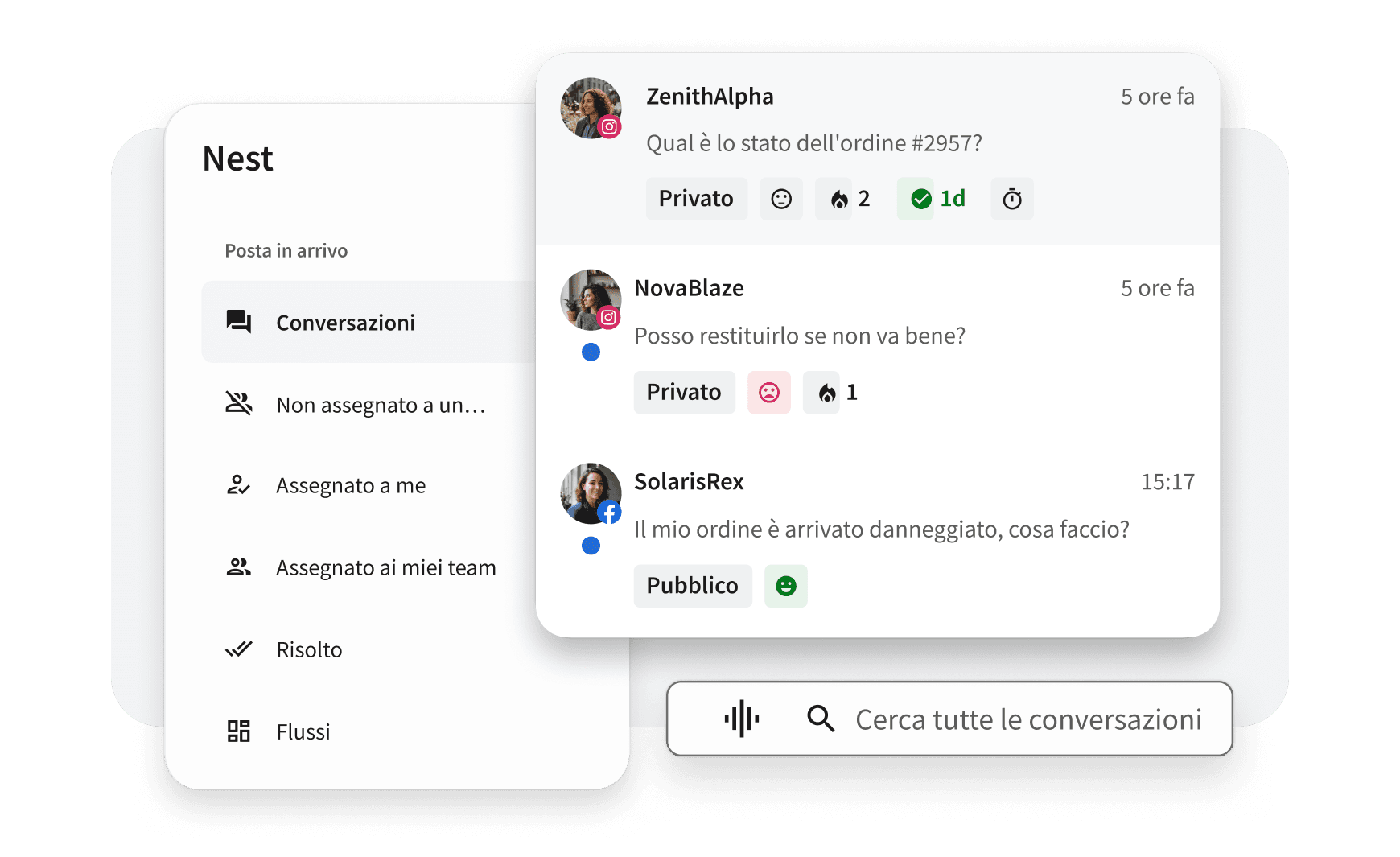 Funzionalità di messaggistica social e casella di posta di Hootsuite