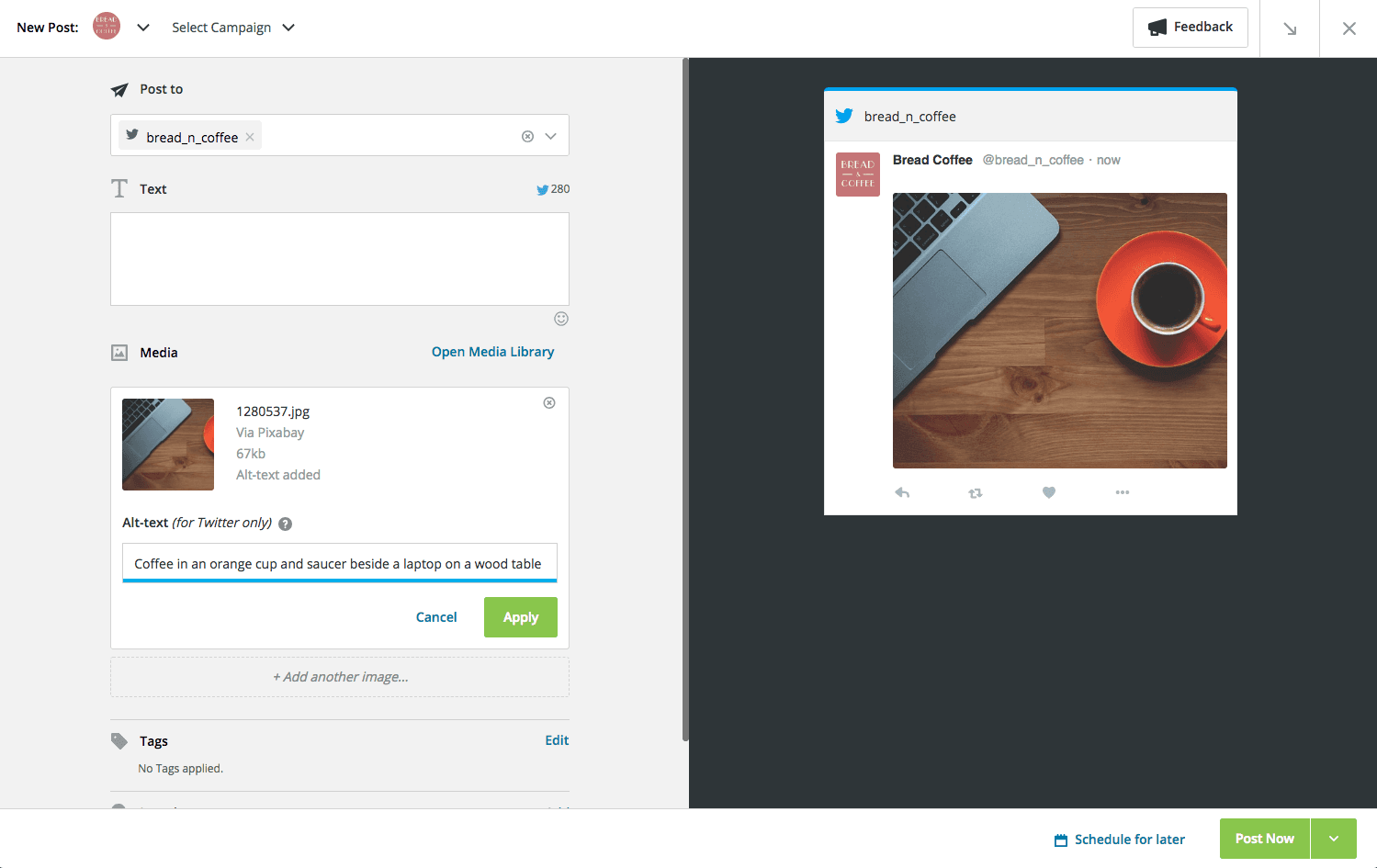 Alt Text Twitter Images