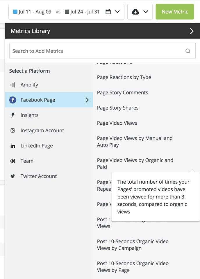 Metrics Library Drawer