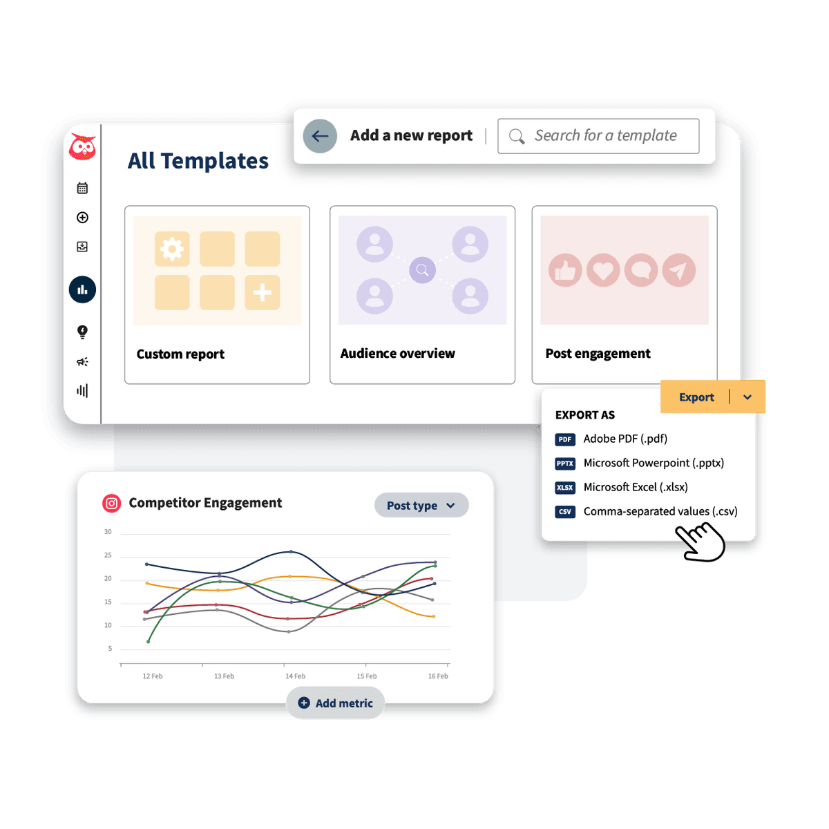 Hootsuite Analytics-Dashboard